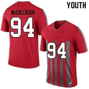Youth Ohio State Buckeyes #94 Roen McCullough Throwback Nike NCAA College Football Jersey Fashion YNW0744JT